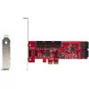 StarTech.com SATA PCIe kortelė - 10 prievadų PCIe SATA išplėtimo kortelė - 6 Gbps - žemo / pilno profilio - dėstomieji SATA lizdai - ASM1062 be RAID - PCI Express į SATA keitiklis / adapteris