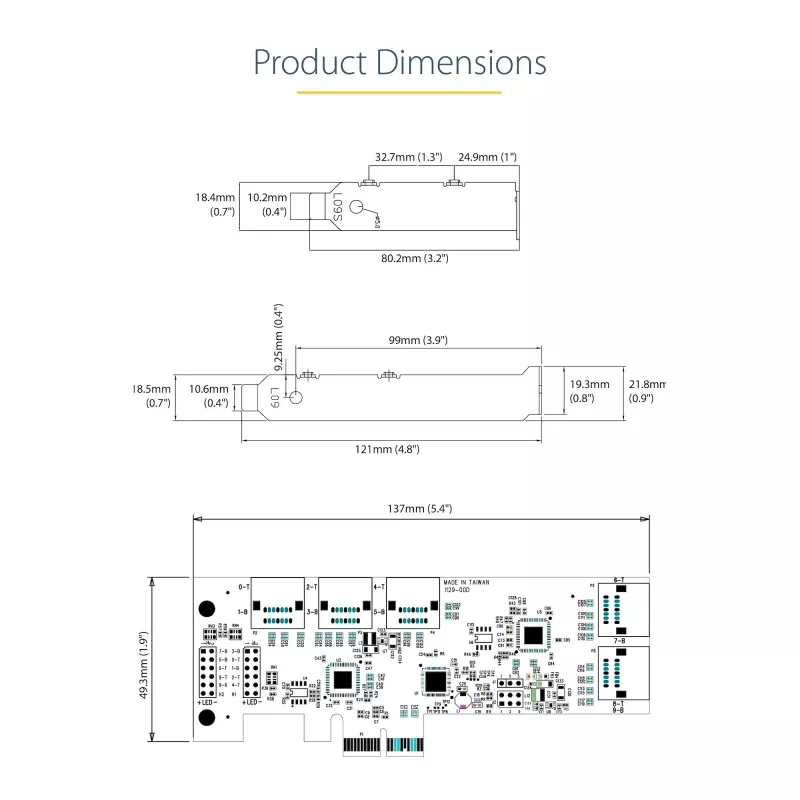 StarTech.com SATA PCIe kortelė - 10 prievadų PCIe SATA išplėtimo kortelė - 6 Gbps - žemo / pilno profilio - dėstomieji SATA lizdai - ASM1062 be RAID - PCI Express į SATA keitiklis / adapteris