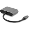 StarTech.com USB-C į VGA ir HDMI adapteris - 2 viename - 4K 30Hz - Kosminė pilka