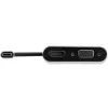 StarTech.com USB-C į VGA ir HDMI adapteris - 2 viename - 4K 30Hz - Kosminė pilka