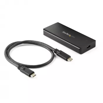 StarTech.com USB-C 10 Gbps M.2 NVMe PCIe SSD korpusas – tvirtas aliuminis išorinis M.2 PCIe M-Key dėklas, IP67 atsparus – 1 GB/s skaitymo/rašymo – palaiko 2230/2242/2260/2280 – suderinamas su TB3 – Mac/PC