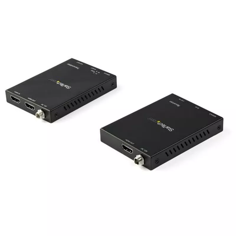 StarTech.com HDMI per CAT6 ilgintuvo rinkinys - 4K 60Hz, 3840 x 2160 pikselių, AV siųstuvas ir imtuvas, 50 m, laidinis, juodas, HDCP