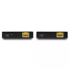 StarTech.com HDMI per CAT6 ilgintuvo rinkinys - 4K 60Hz, 3840 x 2160 pikselių, AV siųstuvas ir imtuvas, 50 m, laidinis, juodas, HDCP