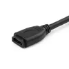 StarTech.com 6 col. (15cm) HDMI prievado apsauginis laidas – 4K 60Hz didelės spartos HDMI 2.0 prailginimo laidas su Ethernet – trumpas HDMI prailginimo laidas – HDMI kištuko į lizdą prailginimo adapterio laidas