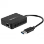 StarTech.com USB 3.0 į šviesolaidinį keitiklį - kompaktiškas USB į atvirą SFP adapterį - USB į gigabitinį tinklo adapterį - USB 3.0 šviesolaidinis adapteris, suderinamas su daugiamode (MMF) / vienamode (SMF) šviesa