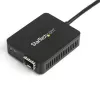 StarTech.com USB 3.0 į šviesolaidinį keitiklį - kompaktiškas USB į atvirą SFP adapterį - USB į gigabitinį tinklo adapterį - USB 3.0 šviesolaidinis adapteris, suderinamas su daugiamode (MMF) / vienamode (SMF) šviesa