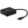 StarTech.com USB-C į šviesolaidinį keitiklį - Atviras SFP, laidinis, USB Type-C, šviesolaidis, 1000 Mbit/s, juodas