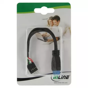 InLine USB 3.0 į 2.0 adapteris vidinis USB 3.0 / 2x USB 2.0 kištukinis lizdas, 0,15 m