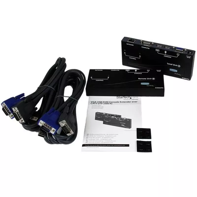 StarTech.com USB VGA KVM konsolės ilgintuvas per CAT5 UTP (500 pėdų)