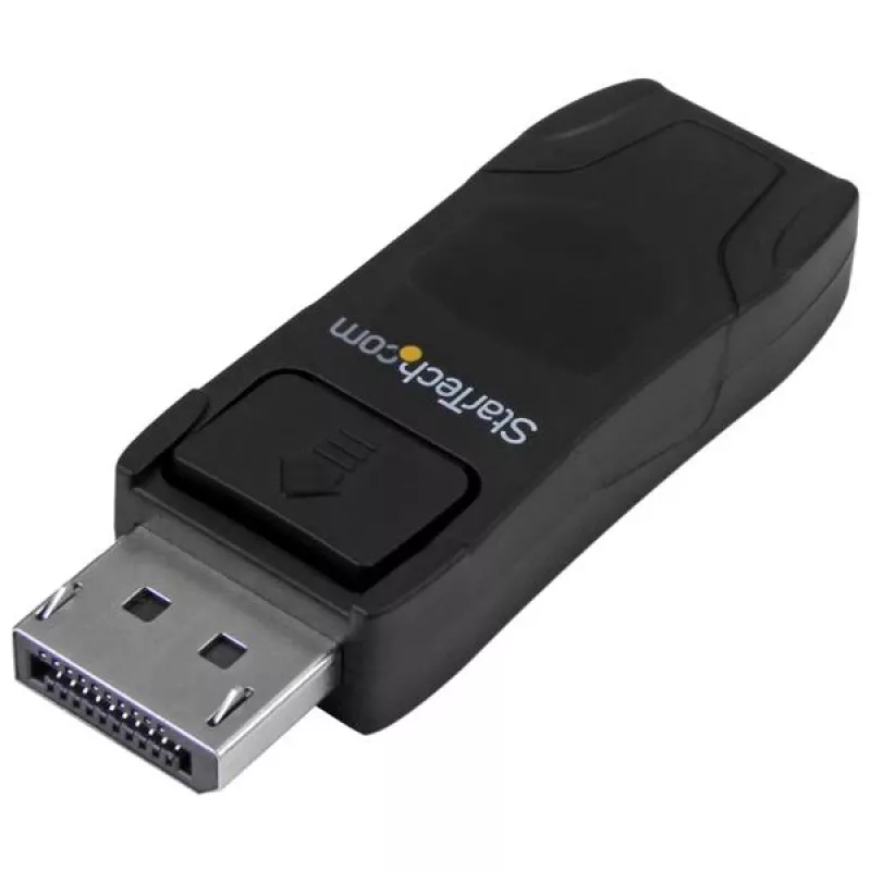 StarTech.com DisplayPort į HDMI adapteris – 4K 30 Hz kompaktiškas DP 1.2 į HDMI 1.4 vaizdo keitiklis – DP++ į HDMI monitorių / televizorių – pasyvus DP į HDMI kabelio adapteris – fiksuojama DP jungtis