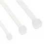 Kabelių raiščiai InLine 100 mm × 2,5 mm balti, atsparumas tempimui 78,5 N, 100 vnt.