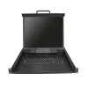 StarTech.com 8 prievadų montuojama į stovą KVM konsolė su 6 pėdų kabeliais – integruotas KVM komutatorius su 19 inch LCD monitoriumi – visiškai funkcionali 1U LCD KVM stalčius – OSD KVM – patikima 50 000 val. MTBF – USB + VGA palaikymas