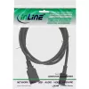 InLine maitinimo adapterio laidas, IEC-60320 C20 į C13, 3x1.5mm², maks. 10A, 1m