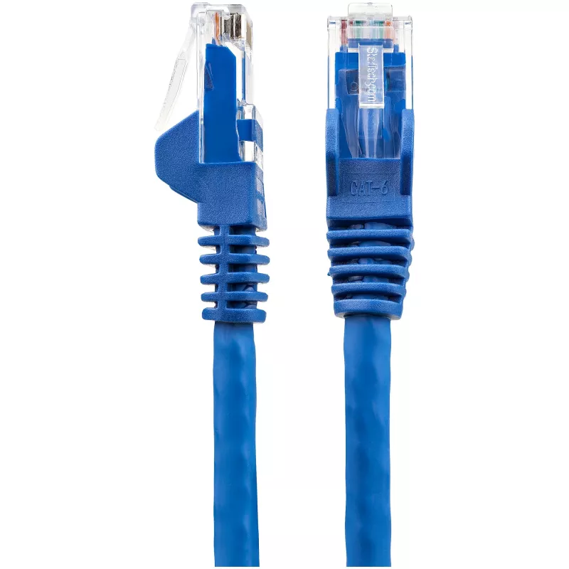 StarTech.com 10 m CAT6 eterneto kabelis – LSZH (mažai dūmų, be halogenų) – 10 Gigabit 250 MHz 100 W PoE RJ45 10GbE UTP tinklo komutacinis kabelis, neužkabinamas, su įtempimo sumažinimu – mėlynas, CAT 6, ETL patvirtintas, 24AWG