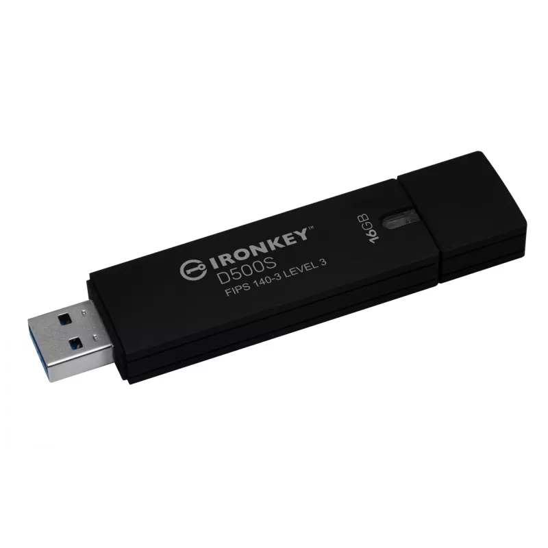 Kingston Technology IronKey 16GB D500S FIPS 140-3 Lvl 3 AES-256