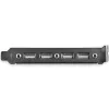 StarTech.com 4 prievadų USB A moteriškas lizdas lizdo plokštės adapteris, 0,286 m, CE, UL, REACH, RoHS, -5 - 40 °C, -5 - 80 °C, 20 - 60%
