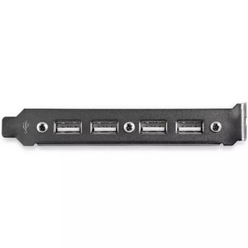 StarTech.com 4 prievadų USB A moteriškas lizdas lizdo plokštės adapteris, 0,286 m, CE, UL, REACH, RoHS, -5 - 40 °C, -5 - 80 °C, 20 - 60%