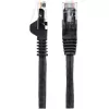 StarTech.com 5 m CAT6 Ethernet kabelis – LSZH (mažai dūmų, be halogenų) – 10 Gigabitų 250 MHz 100 W PoE RJ45 10GbE UTP tinklo komutacinis kabelis be užkliuvimų su įtempimo sumažinimu – juodas, CAT 6, ETL patvirtintas, 24 AWG