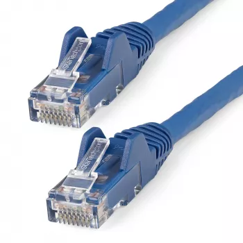 StarTech.com 2m CAT6 Ethernet kabelis - LSZH (mažai dūmų be halogeno) - 10 Gigabit 250Mhz 100W PoE RJ45 10GbE UTP tinklo komutacinis kabelis be užkabinimų su įtempimo sumažinimu - mėlynas, CAT 6, ETL patvirtintas, 24AWG