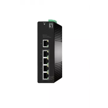 Valdomas jungiklis LevelOne Hilbert 5 prievadų pramoninis Gigabit PoE Smart Lite