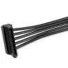 StarTech.com 4x SATA maitinimo skirstytuvas adapterio laidas, SATA 15 kontaktų, 4 x SATA, 0,4 m, kištukas, lizdas, juodas