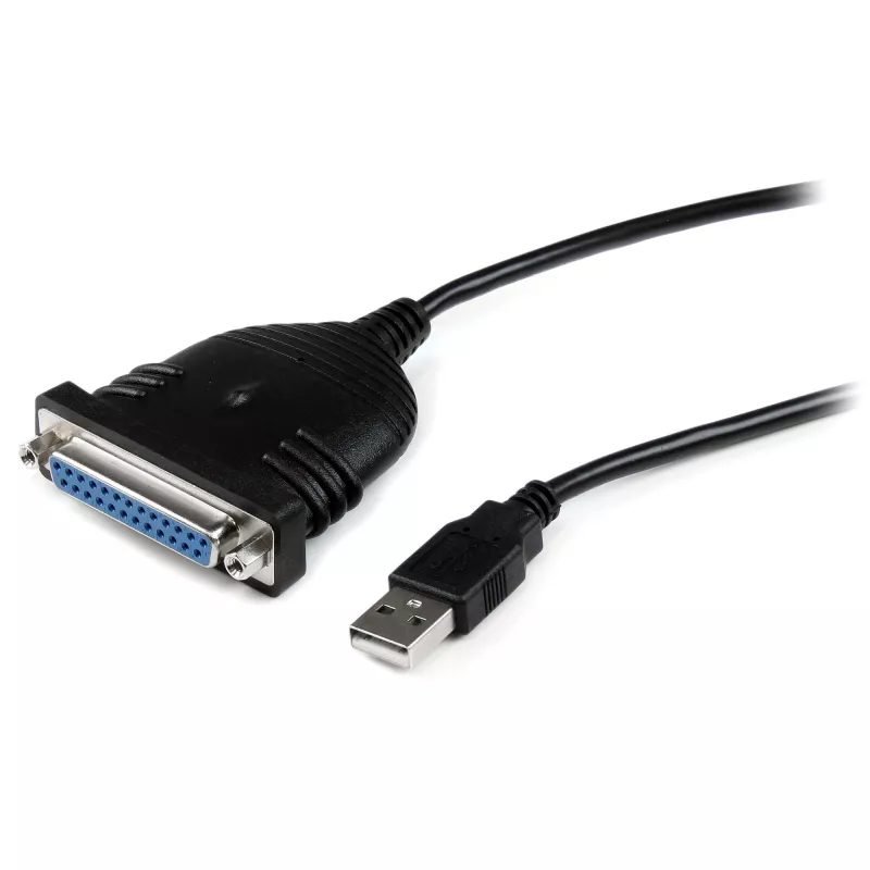 StarTech.com 6 pėdų USB į DB25 lygiagretaus spausdintuvo adapterio kabelis - M/F