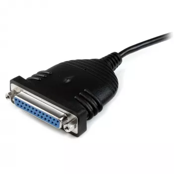 StarTech.com 6 pėdų USB į DB25 lygiagretaus spausdintuvo adapterio kabelis - M/F
