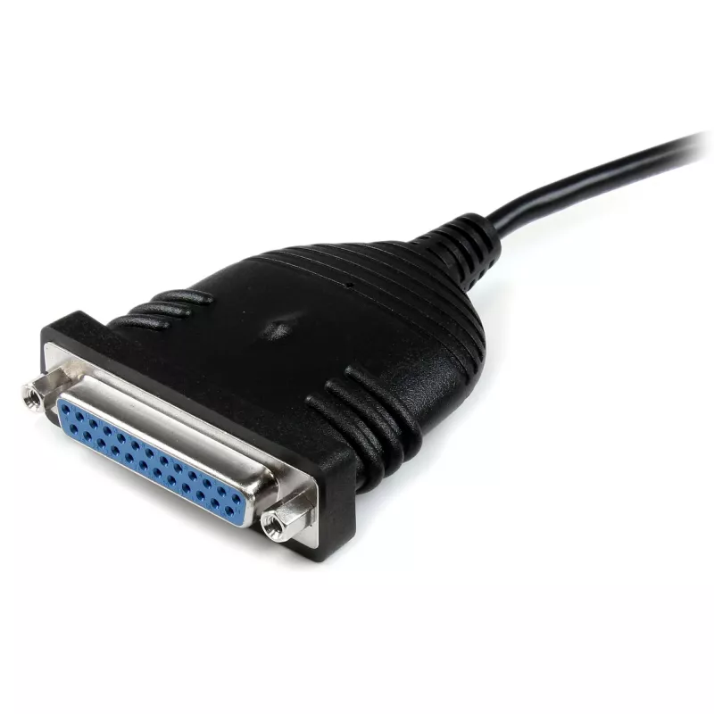 StarTech.com 6 pėdų USB į DB25 lygiagretaus spausdintuvo adapterio kabelis - M/F