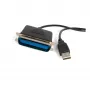 StarTech.com 1,9 m USB į lygiagretųjį prievadą spausdintuvo adapteris – M/M, juodas, Centronics, USB A, 1,9 m, Vyriška/Vyriška, USB A, Centronics 36