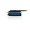StarTech.com 1,9 m USB į lygiagretųjį prievadą spausdintuvo adapteris – M/M, juodas, Centronics, USB A, 1,9 m, Vyriška/Vyriška, USB A, Centronics 36