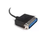 StarTech.com 1,9 m USB į lygiagretųjį prievadą spausdintuvo adapteris – M/M, juodas, Centronics, USB A, 1,9 m, Vyriška/Vyriška, USB A, Centronics 36