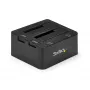 StarTech.com Dviejų lizdų USB 3.0 į SATA kietojo disko prijungimo stotelė, USB kietojo disko dokas, išorinė 2,5/3,5 col. SATA I/II/III SSD/HDD prijungimo stotelė, karšto keitimo kietojo disko lizdas, viršutinio įkrovimo