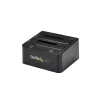 StarTech.com Dviejų lizdų USB 3.0 į SATA kietojo disko prijungimo stotelė, USB kietojo disko dokas, išorinė 2,5/3,5 col. SATA I/II/III SSD/HDD prijungimo stotelė, karšto keitimo kietojo disko lizdas, viršutinio įkrovimo