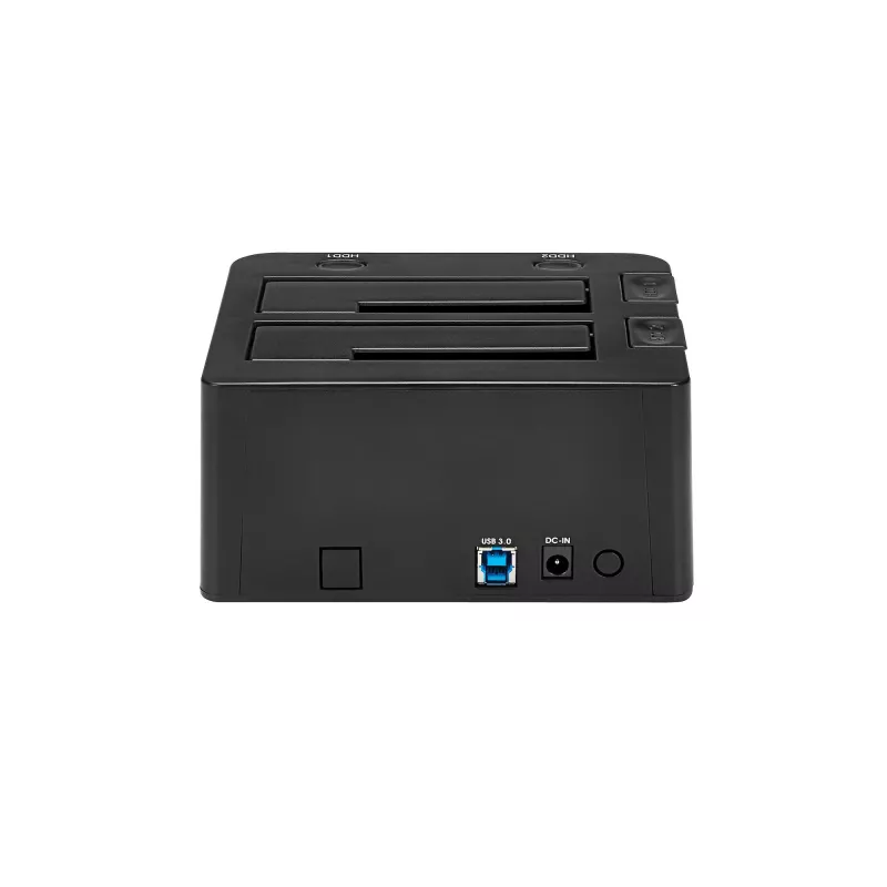StarTech.com Dviejų lizdų USB 3.0 į SATA kietojo disko prijungimo stotelė, USB kietojo disko dokas, išorinė 2,5/3,5 col. SATA I/II/III SSD/HDD prijungimo stotelė, karšto keitimo kietojo disko lizdas, viršutinio įkrovimo