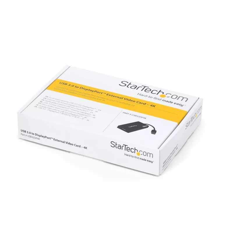 StarTech.com USB 3.0 į DisplayPort adapteris – DisplayLink sertifikuotas – 4K 30Hz