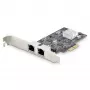 StarTech.com 2 prievadų 2,5 Gbps NBASE-T PCIe tinklo kortelė, Intel I225-V, dviejų prievadų kompiuterinė tinklo kortelė, kelių gigabitų NIC, PCI Express serverio LAN kortelė, staliniam kompiuteriui skirta eterneto sąsaja