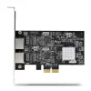 StarTech.com 2 prievadų 2,5 Gbps NBASE-T PCIe tinklo kortelė, Intel I225-V, dviejų prievadų kompiuterinė tinklo kortelė, kelių gigabitų NIC, PCI Express serverio LAN kortelė, staliniam kompiuteriui skirta eterneto sąsaja