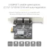 StarTech.com 2 prievadų 2,5 Gbps NBASE-T PCIe tinklo kortelė, Intel I225-V, dviejų prievadų kompiuterinė tinklo kortelė, kelių gigabitų NIC, PCI Express serverio LAN kortelė, staliniam kompiuteriui skirta eterneto sąsaja