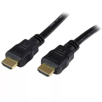 StarTech.com 1m (3ft) HDMI kabelis – 4K didelės spartos HDMI kabelis su Ethernet – UHD 4K 30Hz vaizdo įrašas – HDMI 1.4 kabelis – Ultra HD HDMI monitoriai, projektoriai, televizoriai ir ekranai – juodas HDMI laidas – M/M