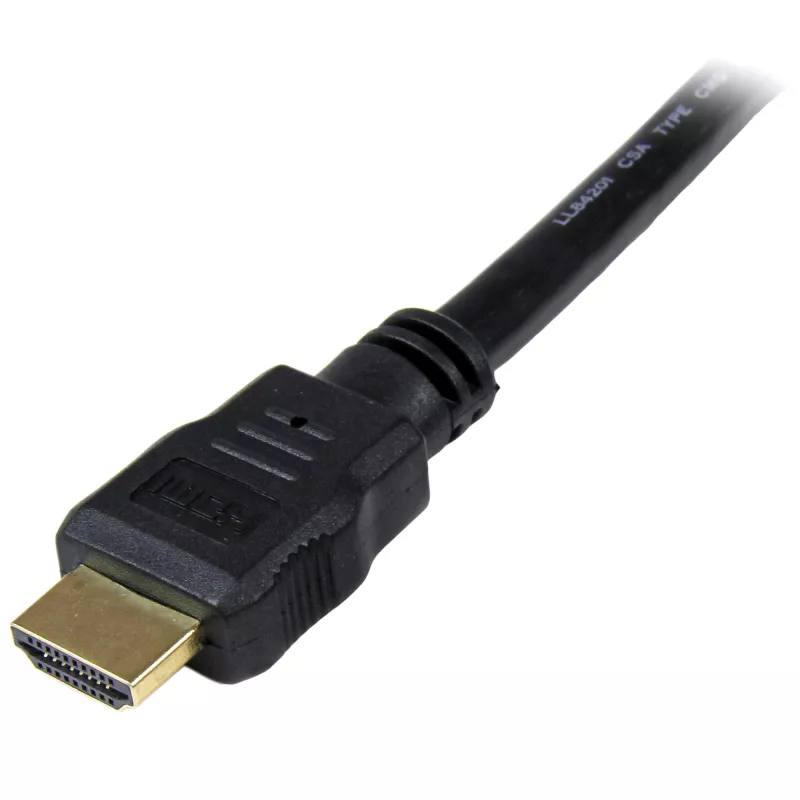 StarTech.com 2 m HDMI laidas – 4K spartusis HDMI laidas su Ethernet – UHD 4K 30 Hz vaizdo – HDMI 1.4 laidas – Ultra HD HDMI monitoriams, projektoriams, televizoriams ir ekranams – juodas HDMI laidas – kištukas/kištukas