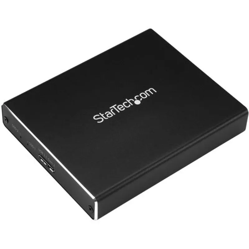 StarTech.com dviejų lizdų diskų korpusas M.2 SATA SSD diskams – USB 3.1 (10 Gbps) – RAID