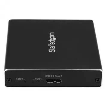 StarTech.com dviejų lizdų diskų korpusas M.2 SATA SSD diskams – USB 3.1 (10 Gbps) – RAID