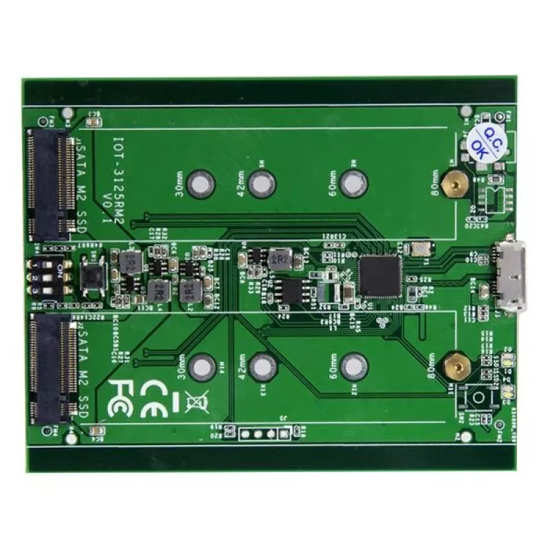 StarTech.com dviejų lizdų diskų korpusas M.2 SATA SSD diskams – USB 3.1 (10 Gbps) – RAID