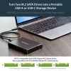 StarTech.com dviejų lizdų diskų korpusas M.2 SATA SSD diskams – USB 3.1 (10 Gbps) – RAID