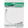 InLine komutacinis kabelis S/FTP PiMF Cat.6 250MHz PVC varinis baltas 0.25m