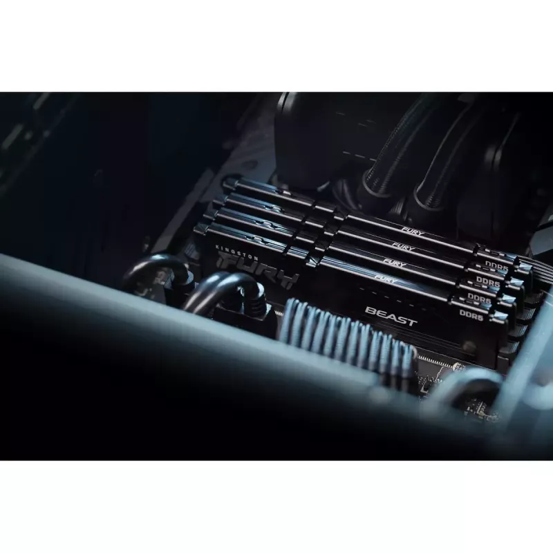Operatyvioji atmintis Kingston Technology FURY Beast 8GB 5600MT/s DDR5 CL36 DIMM juoda