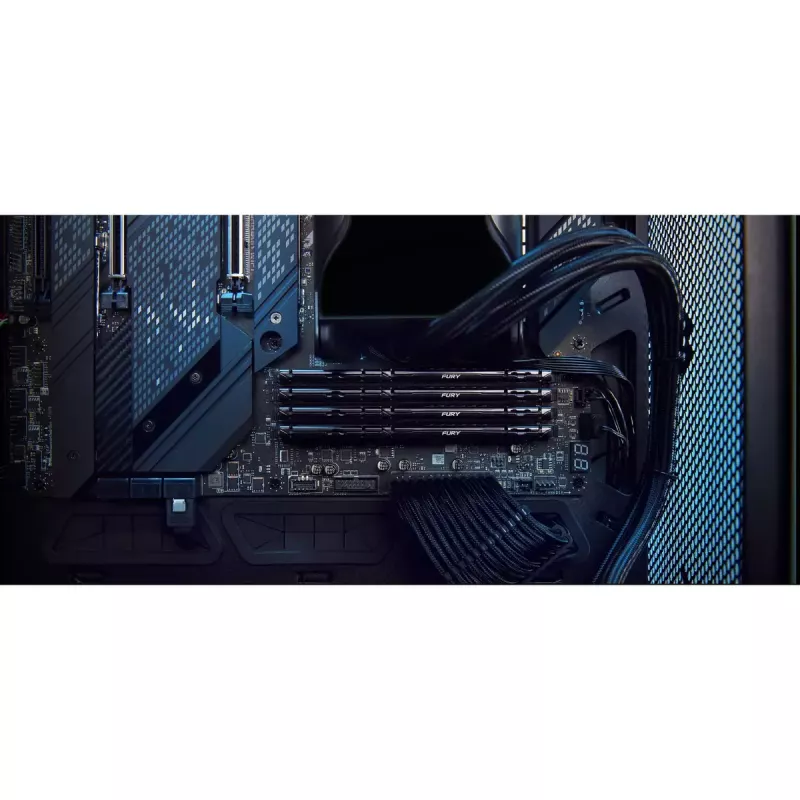 Operatyvioji atmintis Kingston Technology FURY Beast 8GB 5600MT/s DDR5 CL36 DIMM juoda