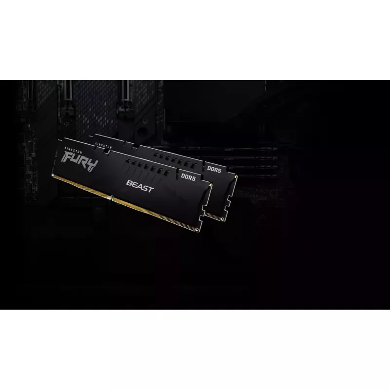 Operatyvioji atmintis Kingston Technology FURY Beast 8GB 5600MT/s DDR5 CL36 DIMM juoda