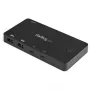 “StarTech.com” 2 prievadų USB-C KVM jungiklis - 4K 60Hz HDMI - kompaktiškas dviejų prievadų UHD USB-C stalinis mini KVM jungiklis su USB-C kabeliais - maitinamas per magistralę - “MacBook”, “iPad Pro”, “ThinkPad”, “IdeaPad”, “EliteBook”