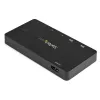 “StarTech.com” 2 prievadų USB-C KVM jungiklis - 4K 60Hz HDMI - kompaktiškas dviejų prievadų UHD USB-C stalinis mini KVM jungiklis su USB-C kabeliais - maitinamas per magistralę - “MacBook”, “iPad Pro”, “ThinkPad”, “IdeaPad”, “EliteBook”